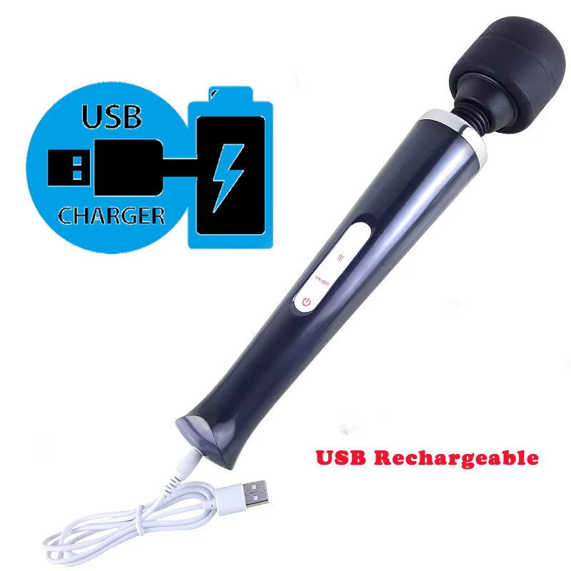 Ultimate G-Spot Magic Wand Vibrator - Powerful Clitoral Stimulator for Unforgettable Pleasure