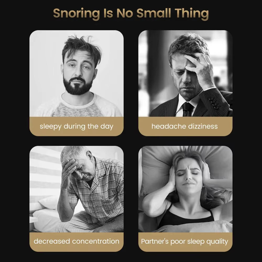 Portable Anti-Snoring Device - Sleep Better with Our Mini Electric Snoring Corrector