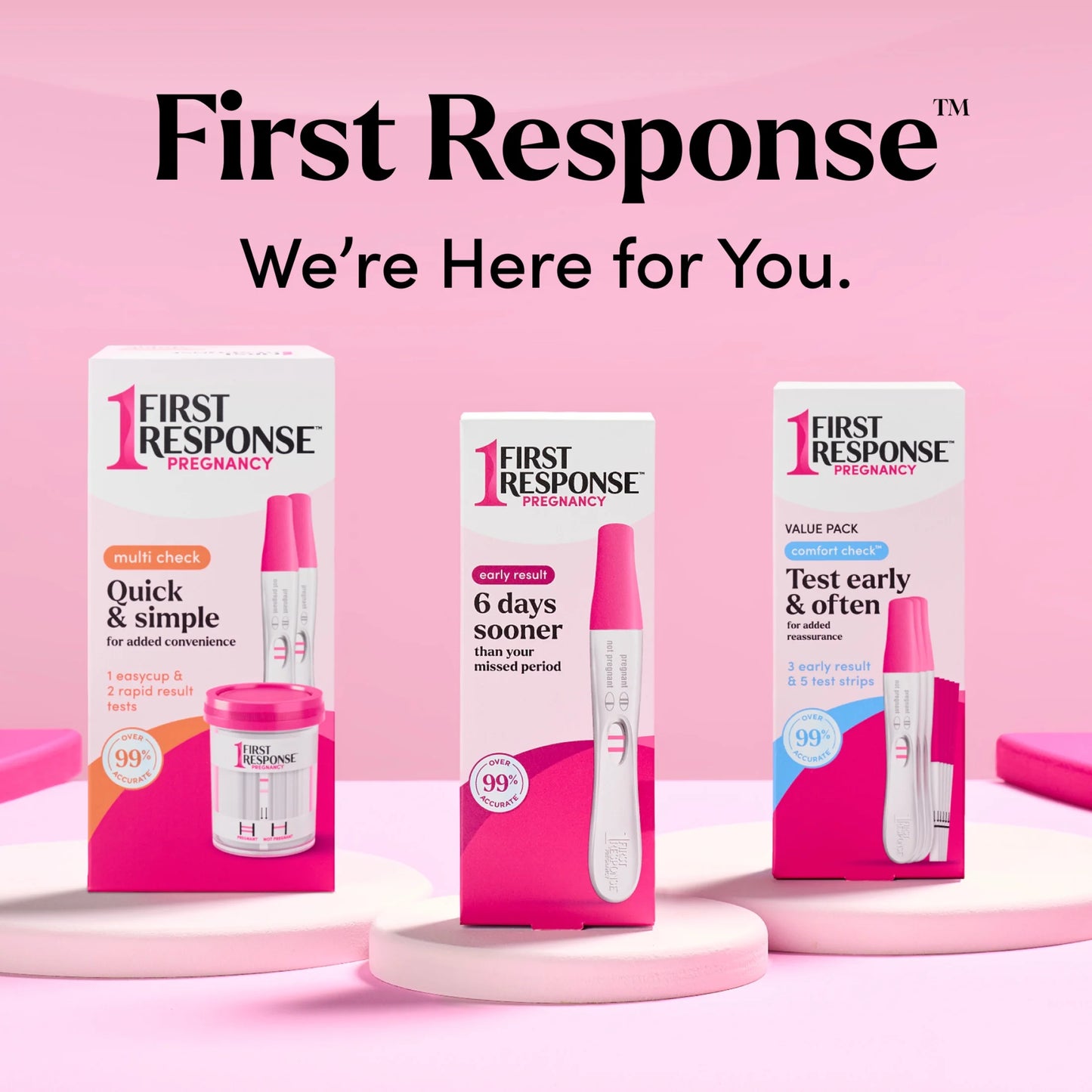 Test & Confirm Pregnancy Test, 1 Line Test and 1 Digital Test Pack
