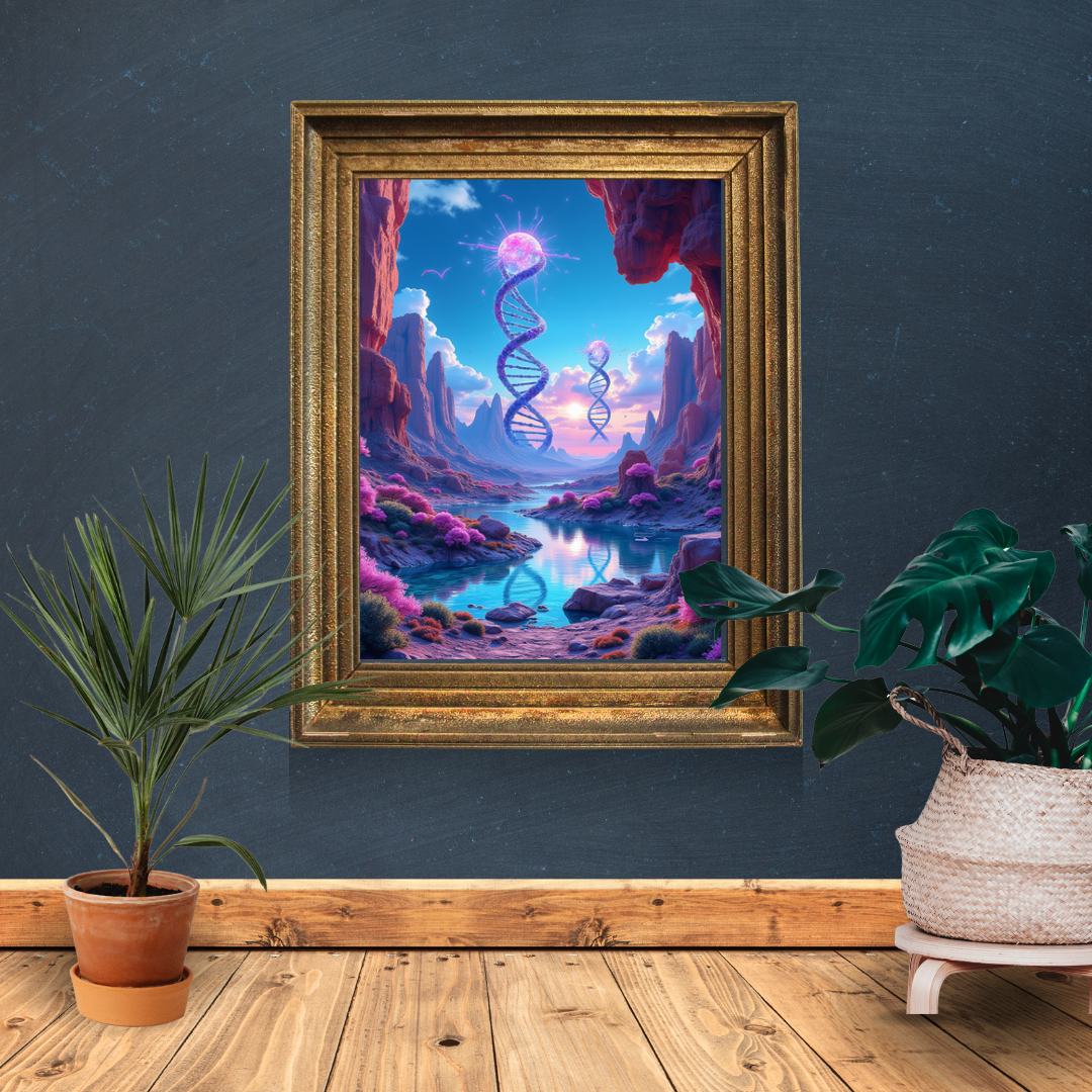 Genesis Canyons (NFT) - BioDigital Art