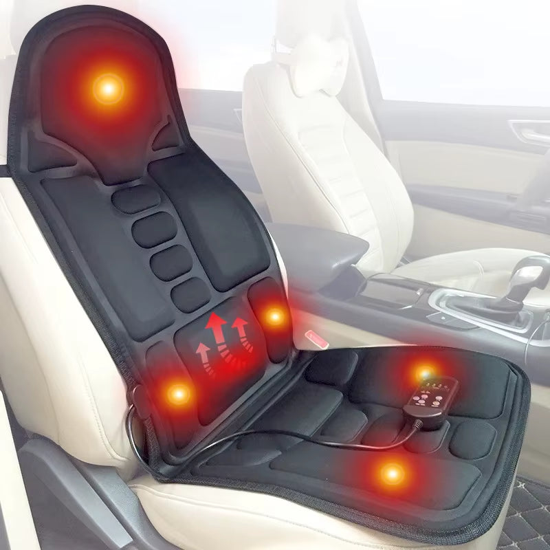 Ultimate Full-Body Heated Massage Cushion - Transform Any Space into a Relaxation Oasis with Our Electric Vibrator Seat for Home, Office, and Car