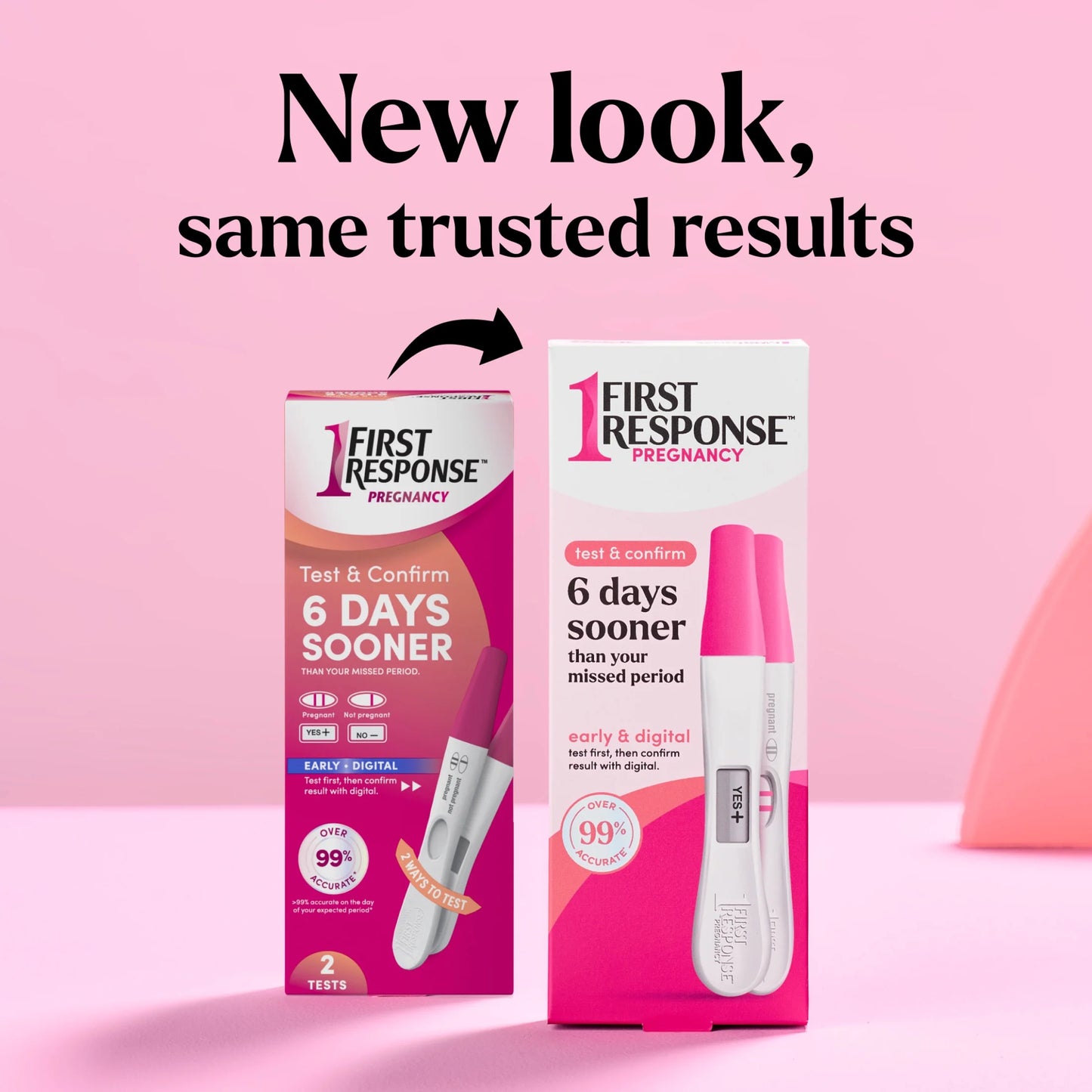 Test & Confirm Pregnancy Test, 1 Line Test and 1 Digital Test Pack