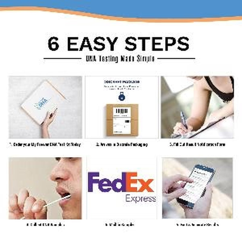 Home Paternity DNA Test Kit | 1 Child + 1 Alleged Father