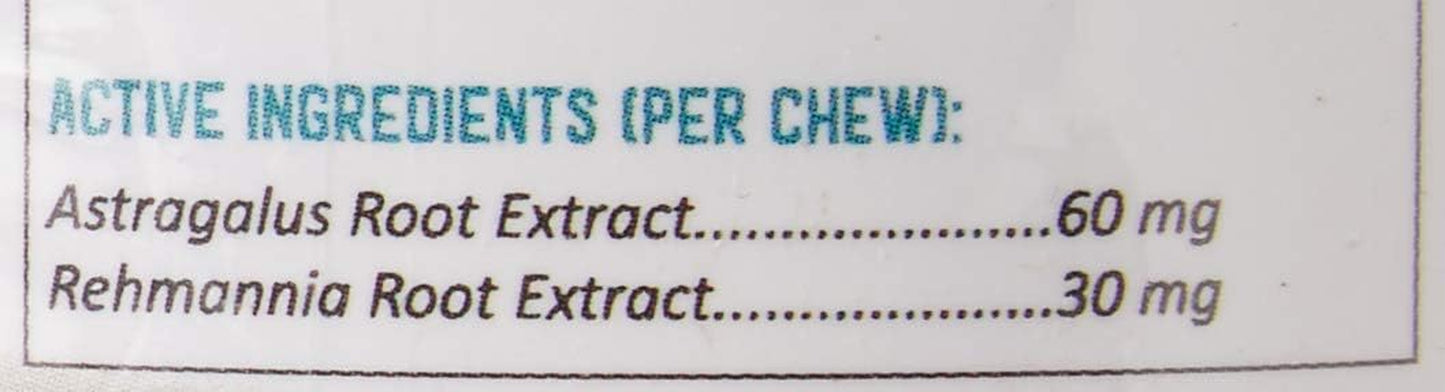 Scruffy Paws Kidney Vitalize Chews (3Oz Jar - 80 Chews Approx), Chicken Flavor