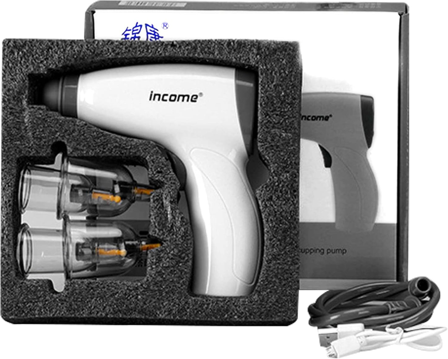 Portable Electric Cupping Therapy Set - Home Massage Kit with Vacuum Suction Cups for Ultimate Relaxation and Pain Relief