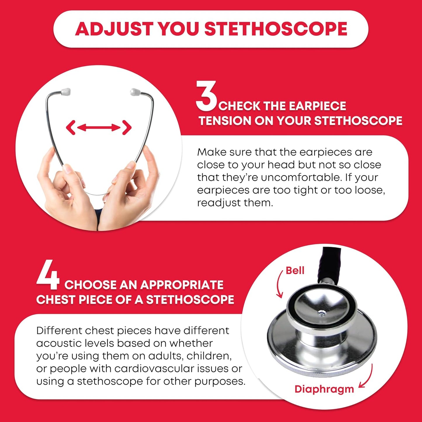 Dual Head Stethoscope, Black 143200