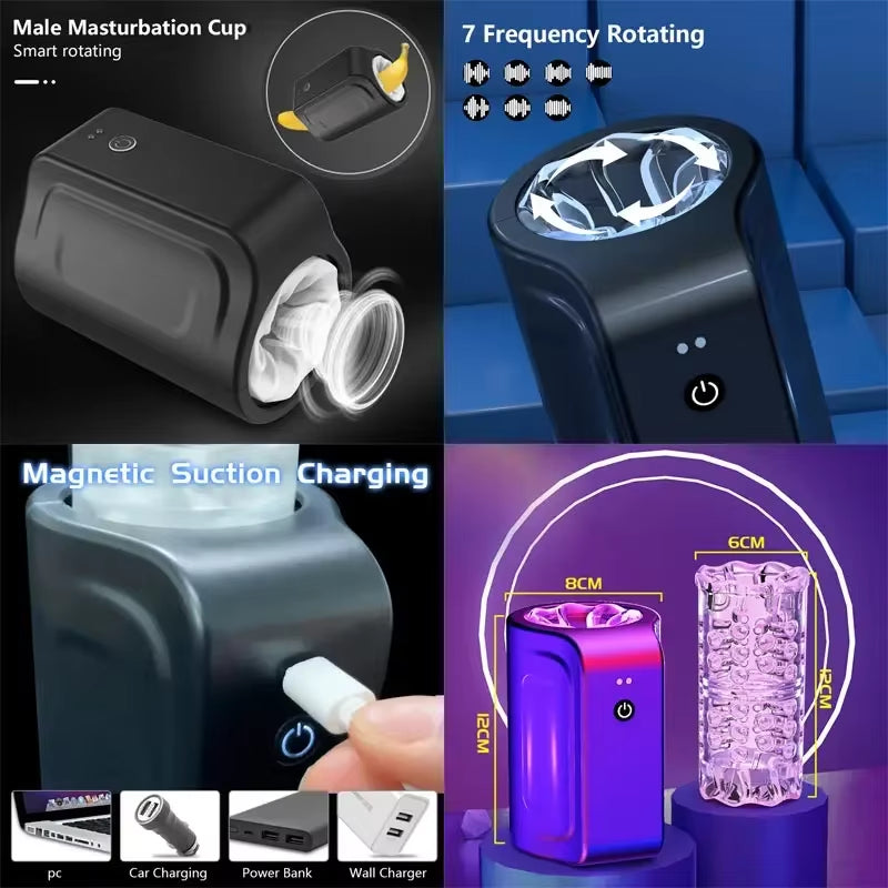 Ultimate Realistic USB-Powered Male Pleasure Device with Strong Suction Cup for Hands-Free Enjoyment