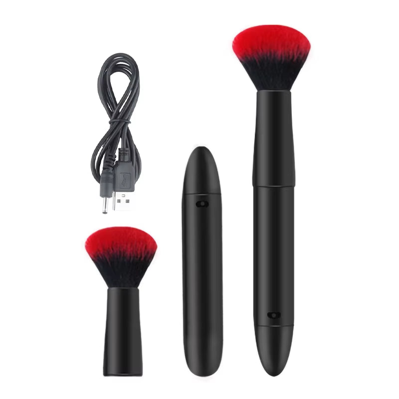 Revolutionize Your Makeup Game: Flawless Blending with the Vibrating Brush - 10 Vibration Frequencies!
