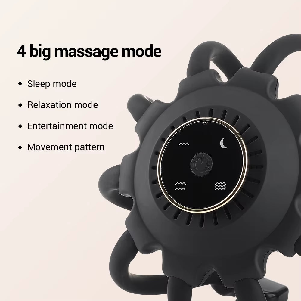 Ultimate Head Scalp Massager - Electric Octopus Vibrator for Stress Relief, Hair Growth & Headache Relief