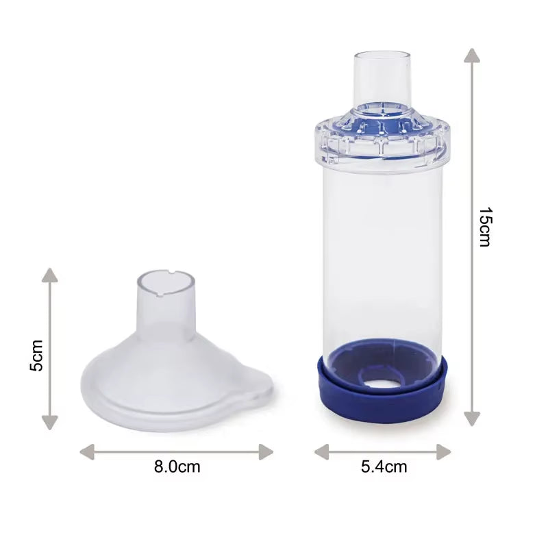 Veterinary Animals Aerosol Chamber Pet Asthma Inhaler Spacer Devices with One PVC Mask Canack Medical