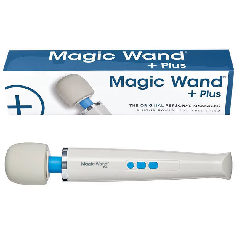 Ultimate Magic Wand Massager & Vibrator - Deep Muscle Relaxation with Adjustable Speeds and Flexible Neck in Luxurious Silicone