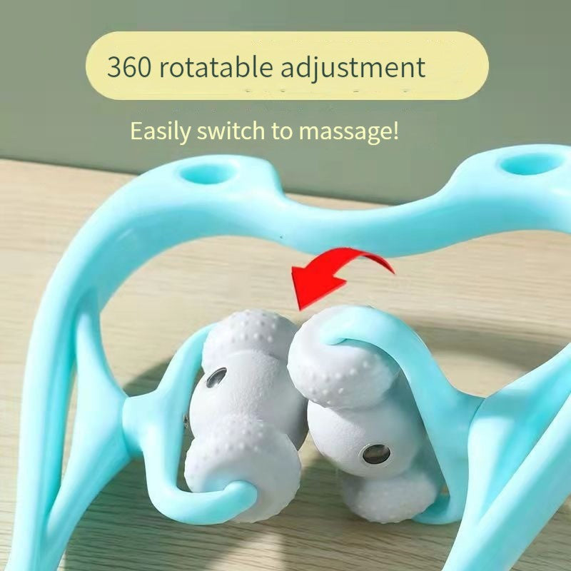 Ultimate Neck Massager for Deep Tissue Pain Relief - 360° Neck Roller with 96 Pressure Points for Total Relaxation of Neck, Shoulders, Waist, Legs, and Feet