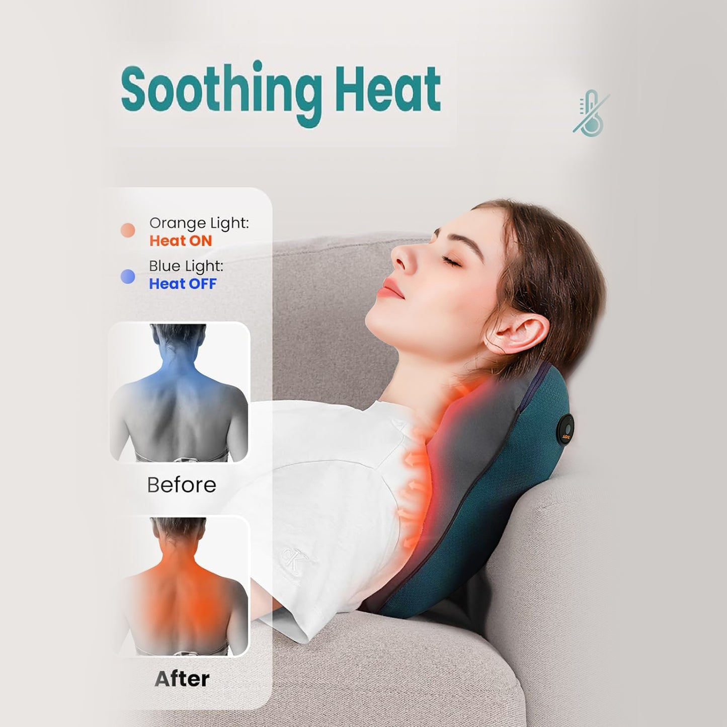 Ultimate Neck and Back Acupressure Massager Pillow - Perfect Full Body Relaxation Gift!