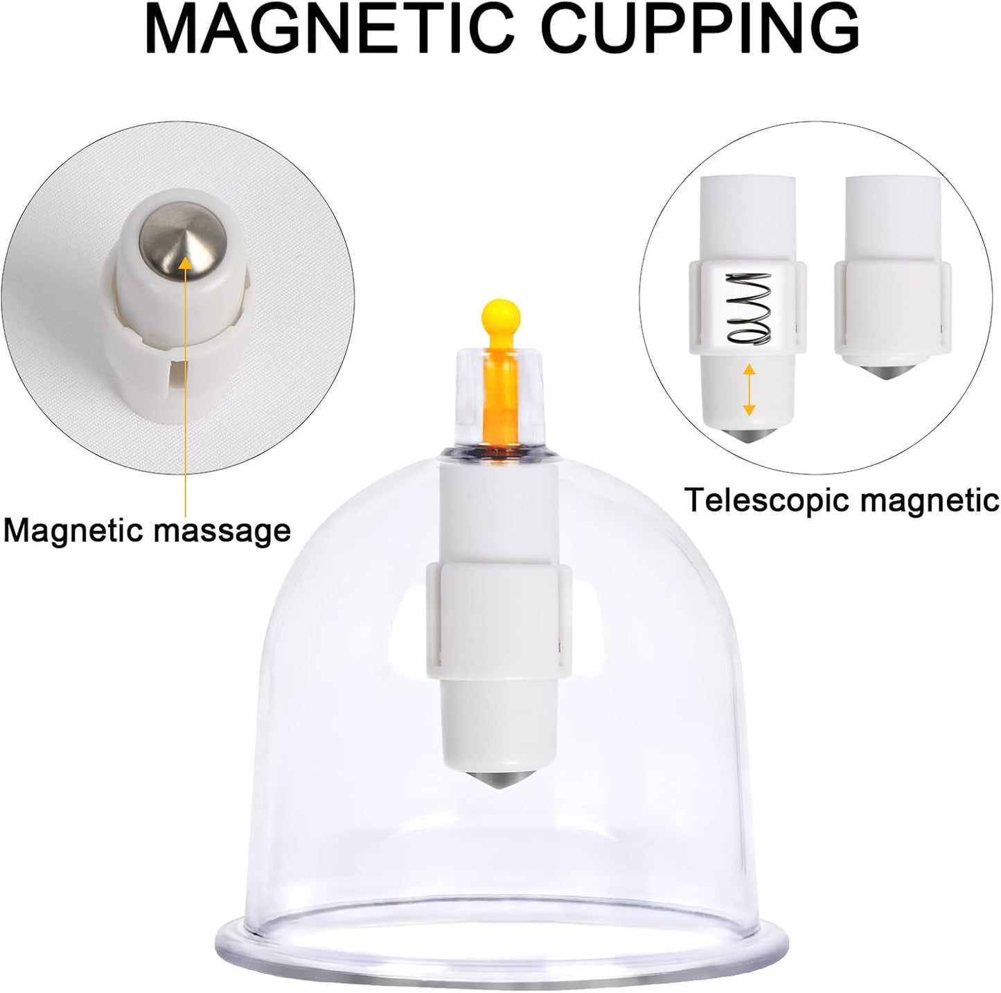 Portable Electric Cupping Therapy Set - Home Massage Kit with Vacuum Suction Cups for Ultimate Relaxation and Pain Relief