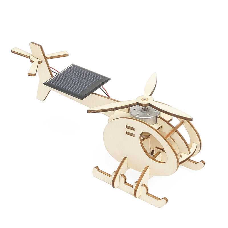 Solar Helicopter Handmade Bag Education Model For Youth Science - DIY