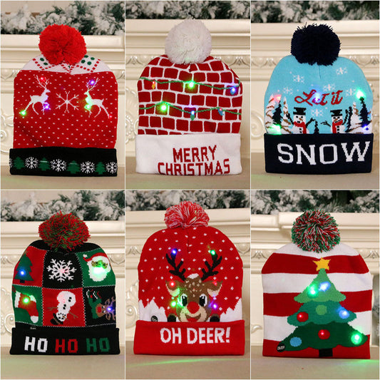 LED Christmas Hat Sweater