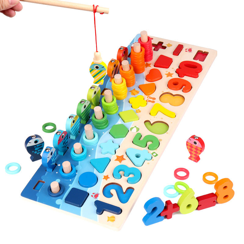 Educational Wooden Toys for Kids Board Math