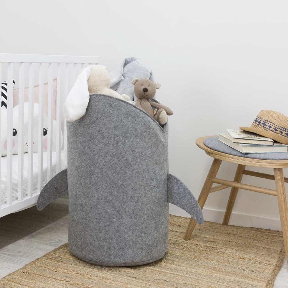 Cute Shark Shaped Kids Toy Storage