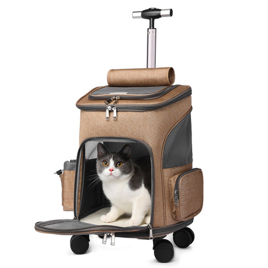 Pet Portable Folding : Traveling Trolley