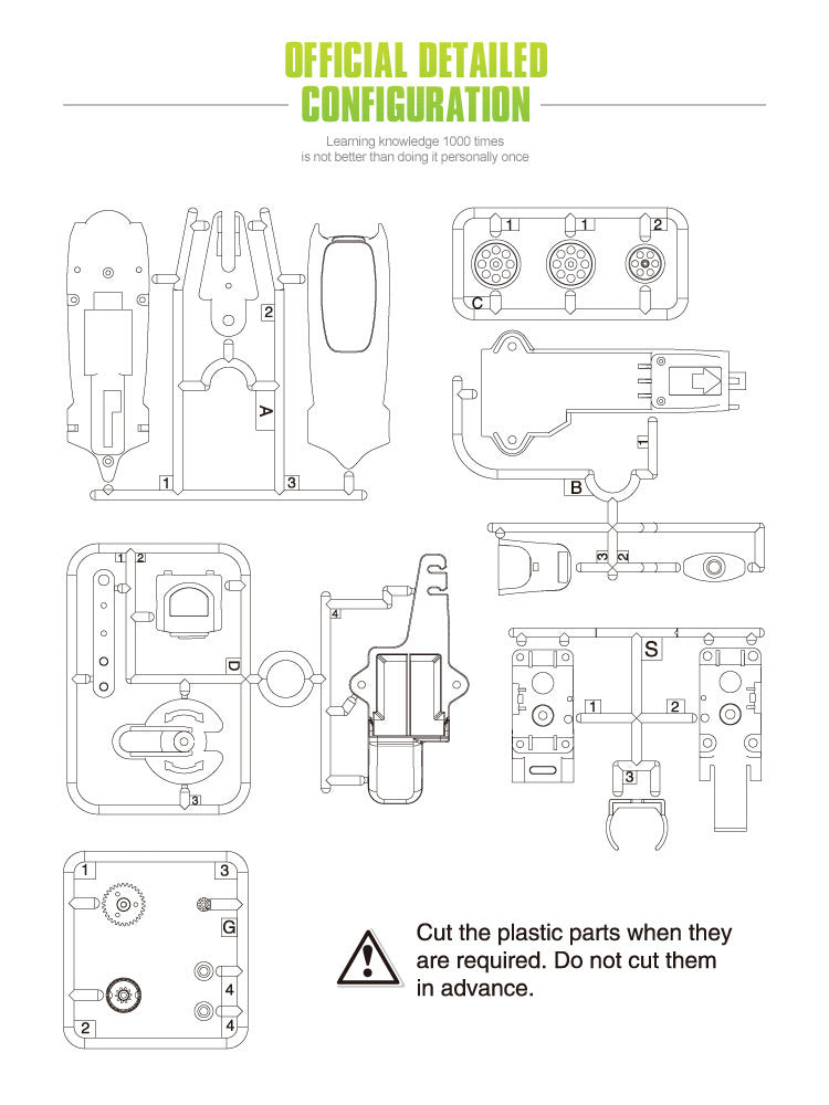 Power Generation Tricycle Toy Self-Assembly Science And Education