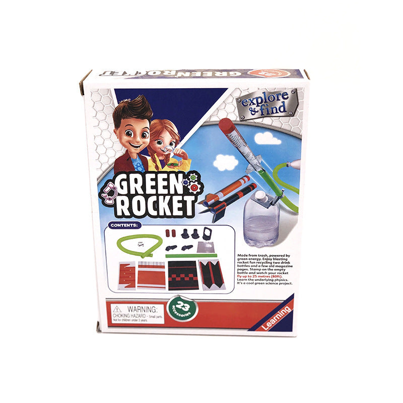 Environmentally Friendly Rocket Science Experiment Physics Puzzle Assembled Toy