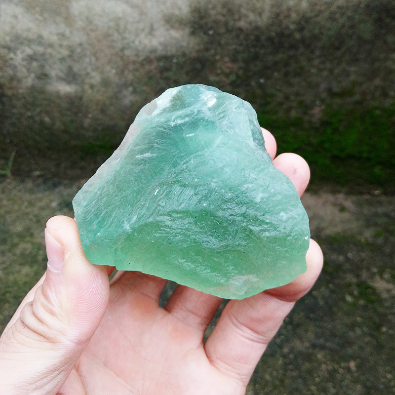 Green Fluorite Mineral Crystal — Science Natural Stone