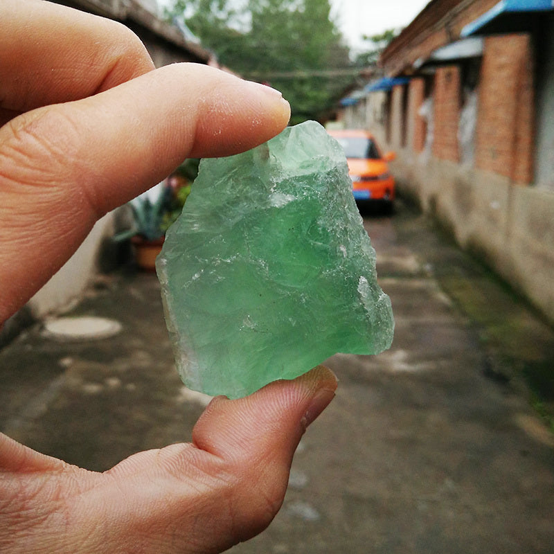 Green Fluorite Mineral Crystal — Science Natural Stone