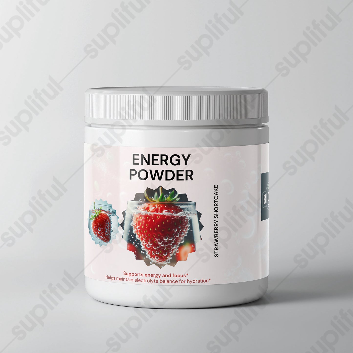 Energy Powder (Strawberry Shortcake)