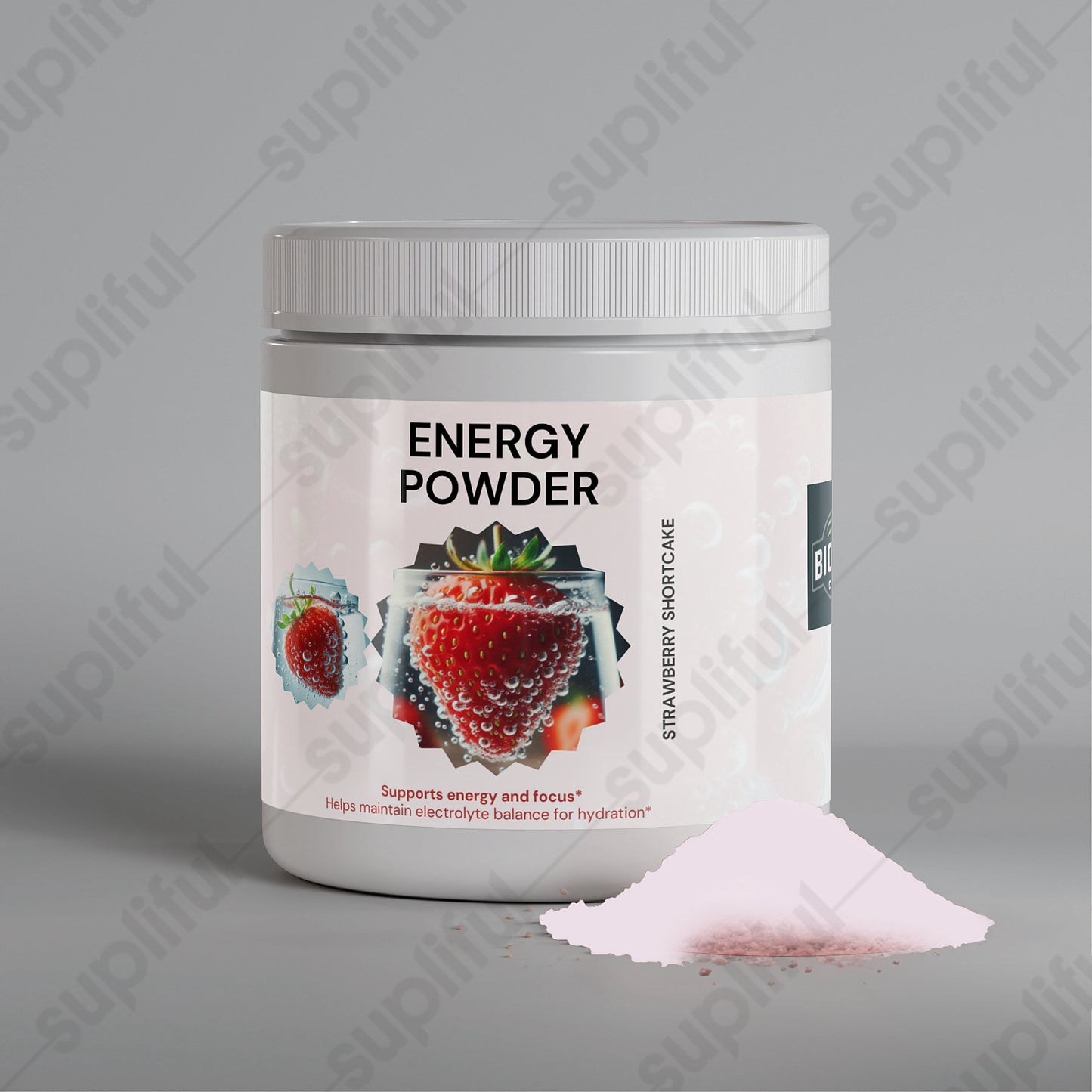 Energy Powder (Strawberry Shortcake)