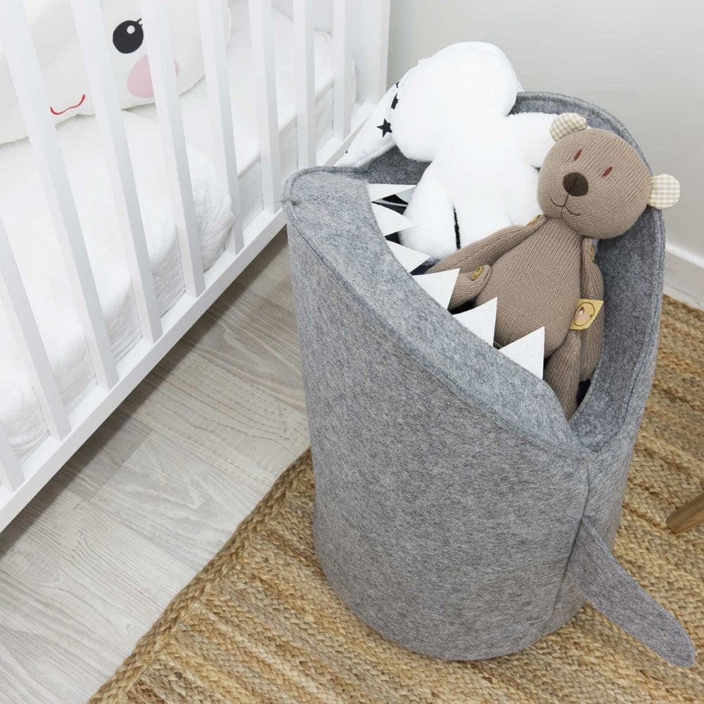 Cute Shark Shaped Kids Toy Storage