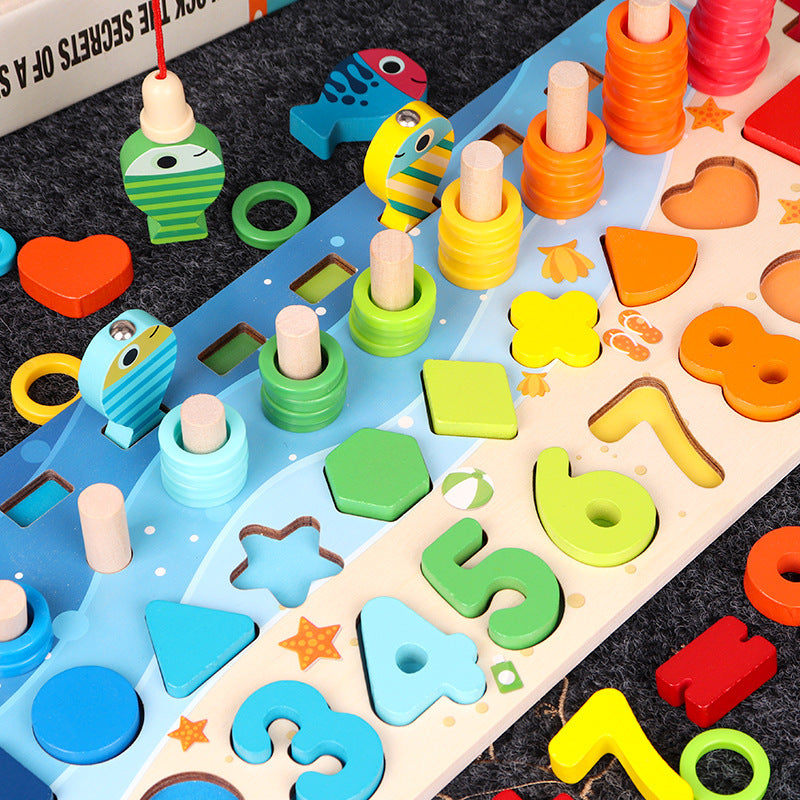 Educational Wooden Toys for Kids Board Math