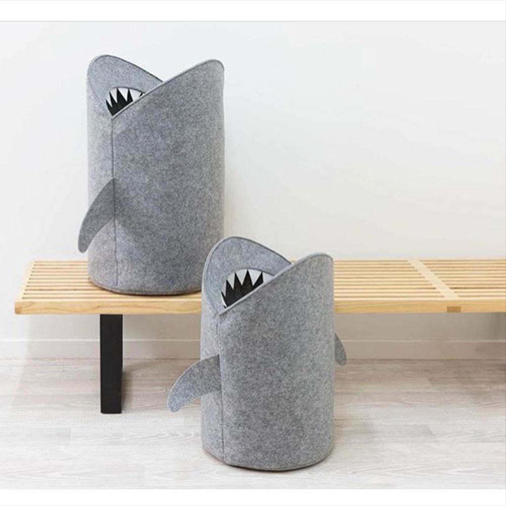 Cute Shark Shaped Kids Toy Storage