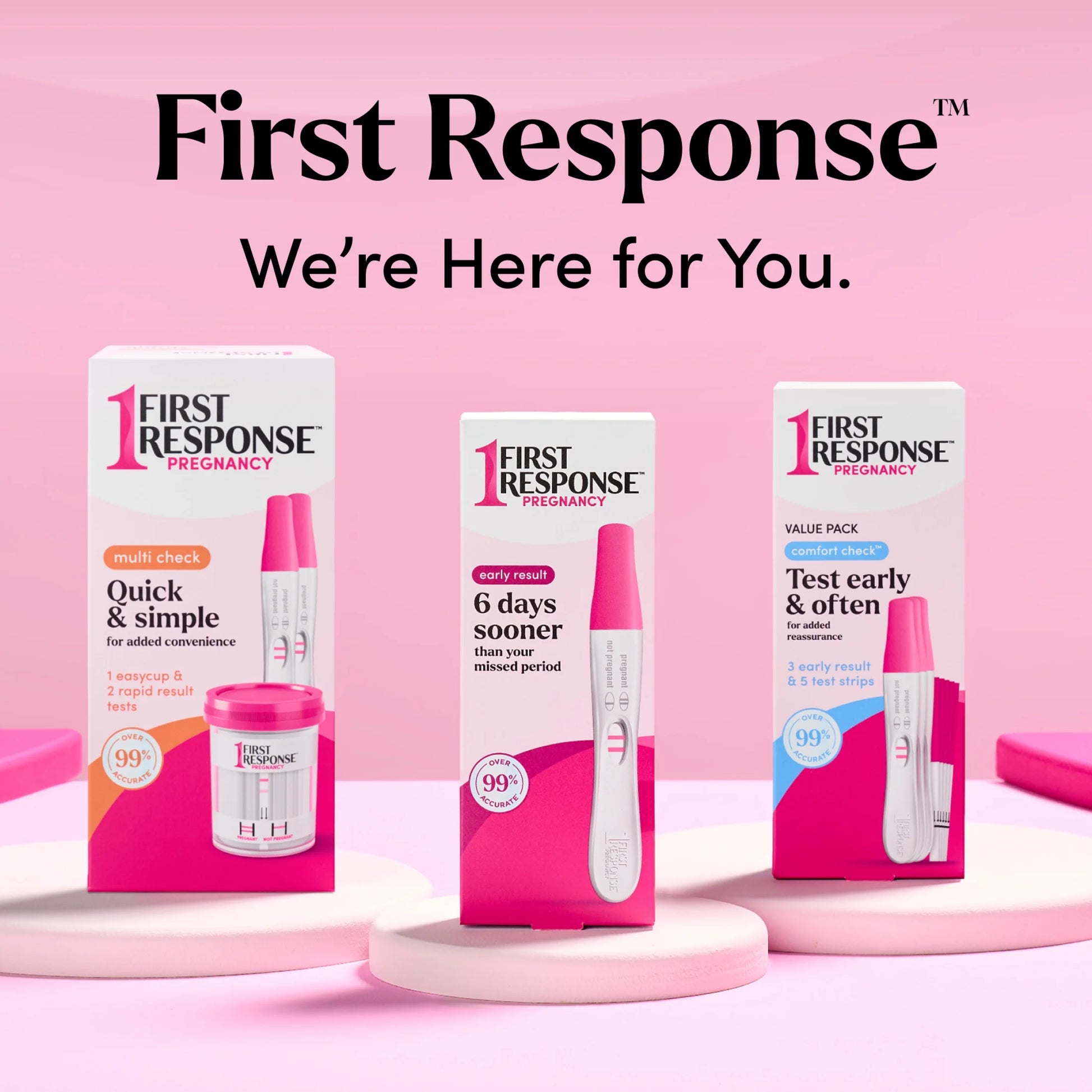 Test & Confirm Pregnancy Test, 1 Line Test and 1 Digital Test Pack