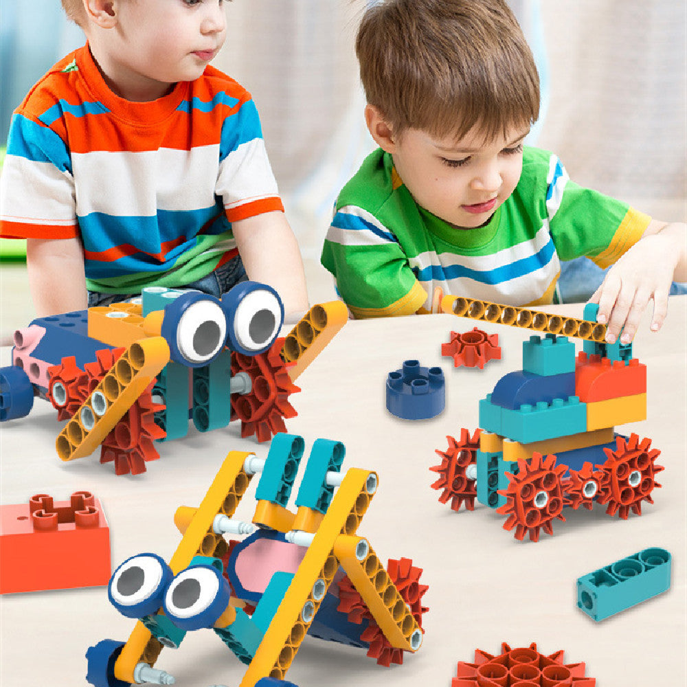 Variety Electric Gear Building Blocks Children's Educational Science And Education