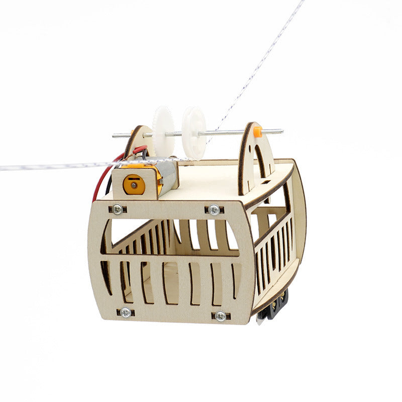 Student Science Small Production Cable Car Model Material Package