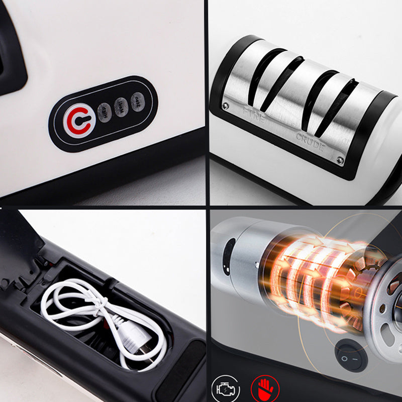 Electric Knife Sharpener : Automatic USB Rechargeable