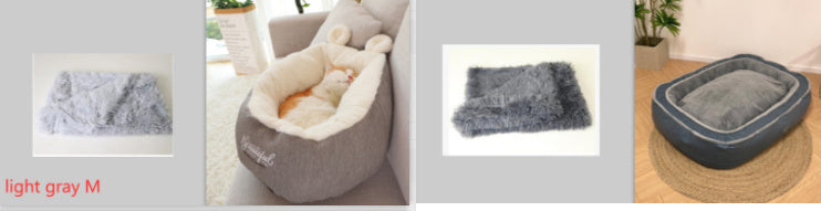 Pet Warming Bed : Soft Sleeping Bag Cushion