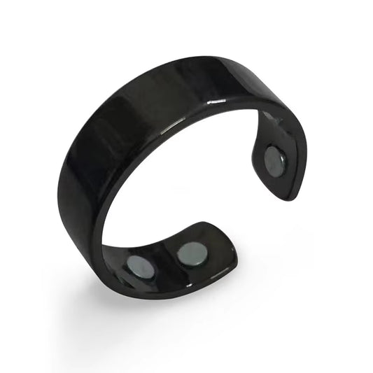 Revolutionary Open Magnet Ring - Multifunctional Pain Relief & Blood Circulation Booster for Men & Women, Anti-Snoring Device