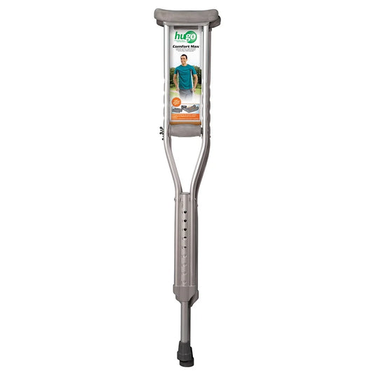 Lightweight Adjustable Aluminum Crutches, Adult, 5'2" to 5'10"