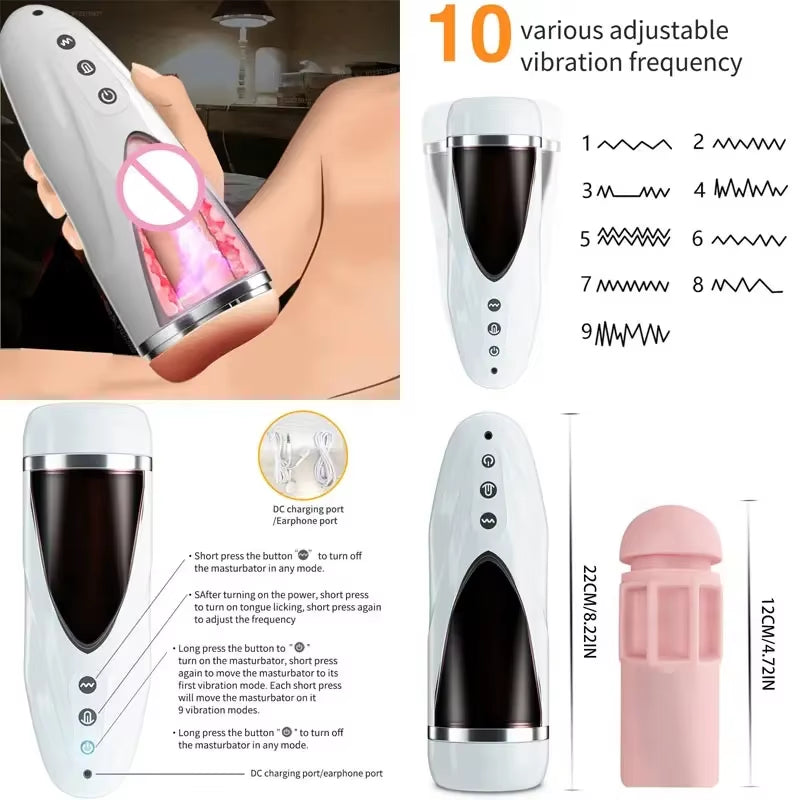 Ultimate Realistic USB-Powered Male Pleasure Device with Strong Suction Cup for Hands-Free Enjoyment