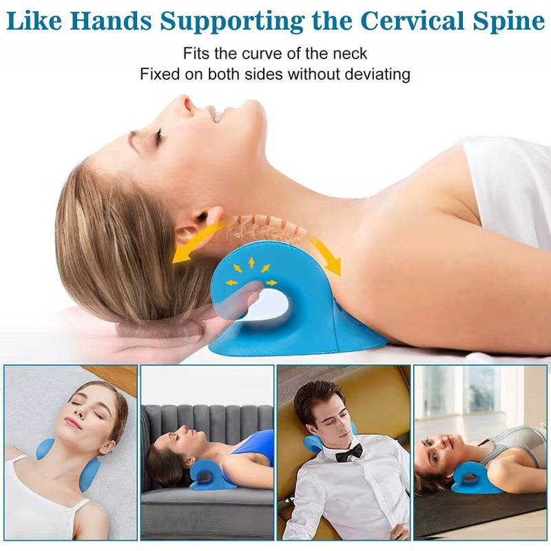 Ultimate Neck and Shoulder Relaxer - Cervical Traction Device for Pain Relief and Spine Alignment