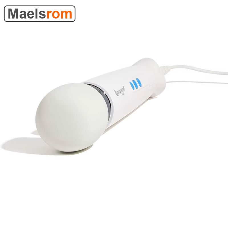 Ultimate Magic Wand Massager & Vibrator - Deep Muscle Relaxation with Adjustable Speeds and Flexible Neck in Luxurious Silicone