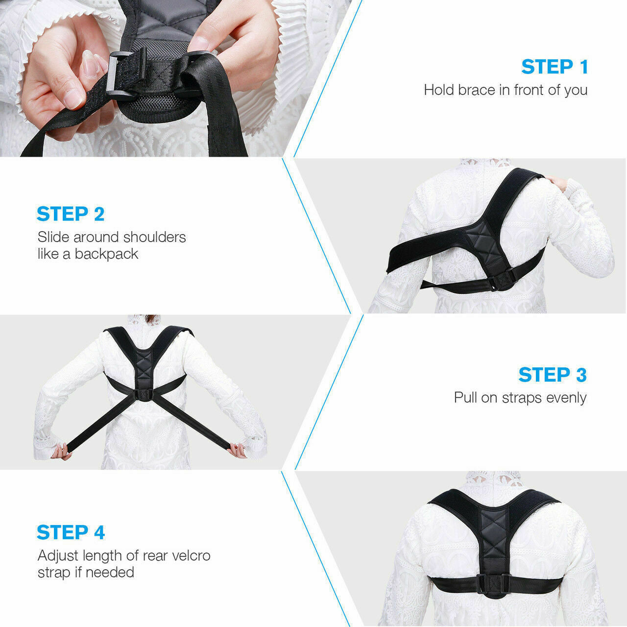 Upper Back Pain Brace : Clavicle Support