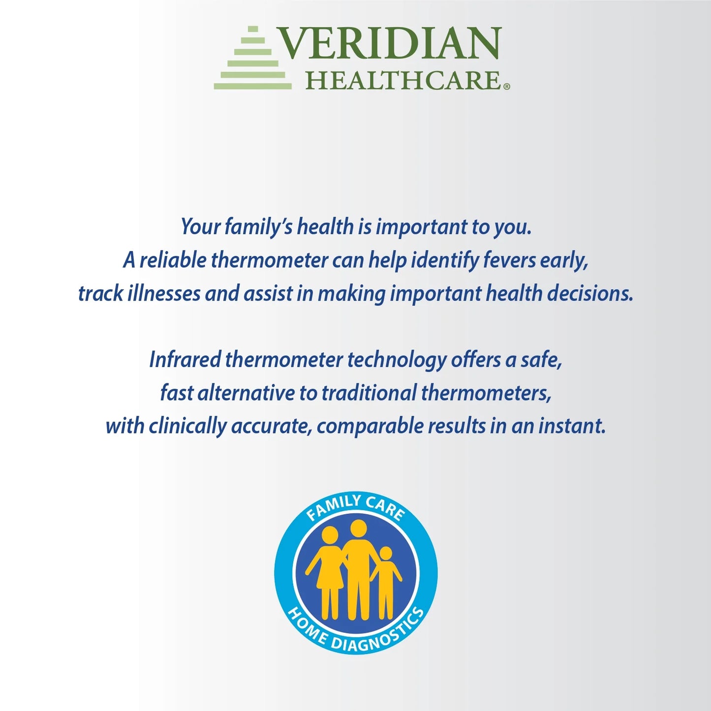 Infrared Forehead Thermometer for Home Use - Rapid and Accurate Temperature Readings in One Second
