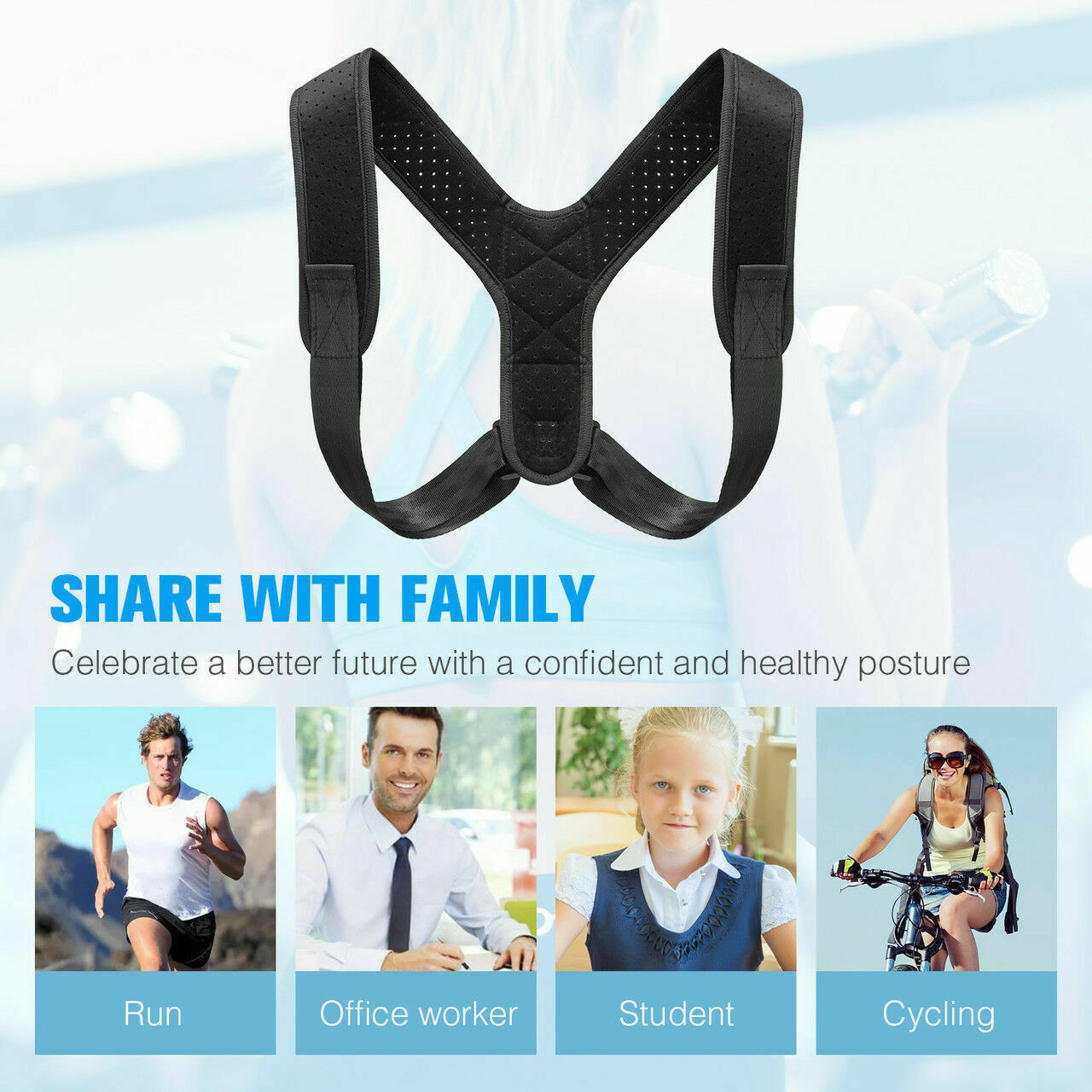 Upper Back Pain Brace : Clavicle Support