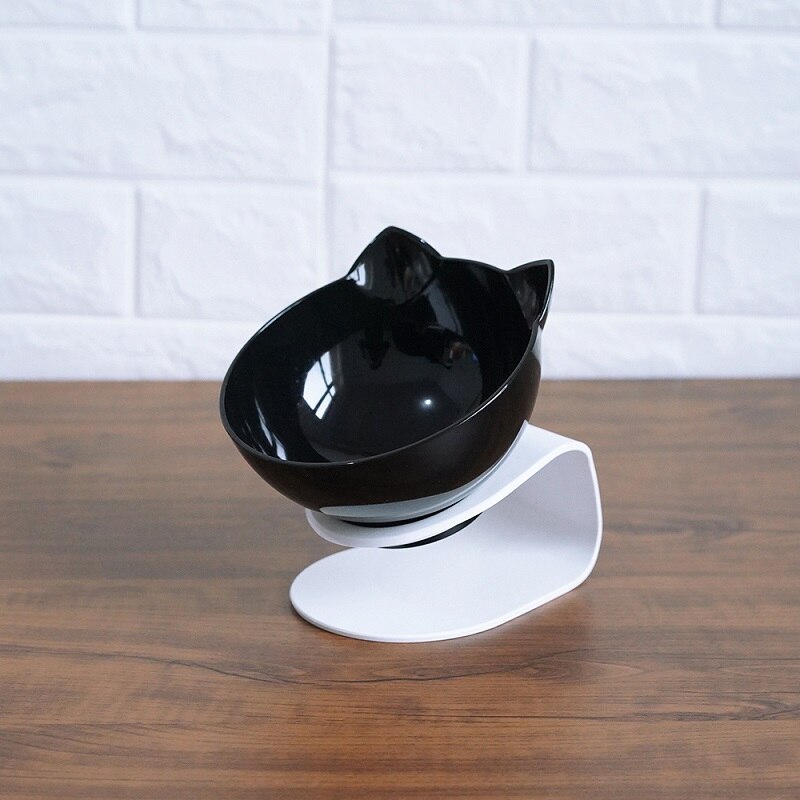 Cat Double Bowl Cat Food Bowl