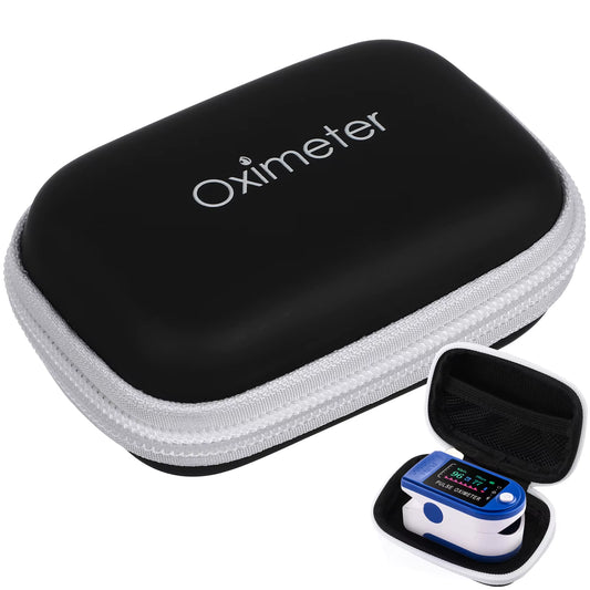 Pulse with Case Fingertip Pulse Oximeter Case 1Pc Carry Case 