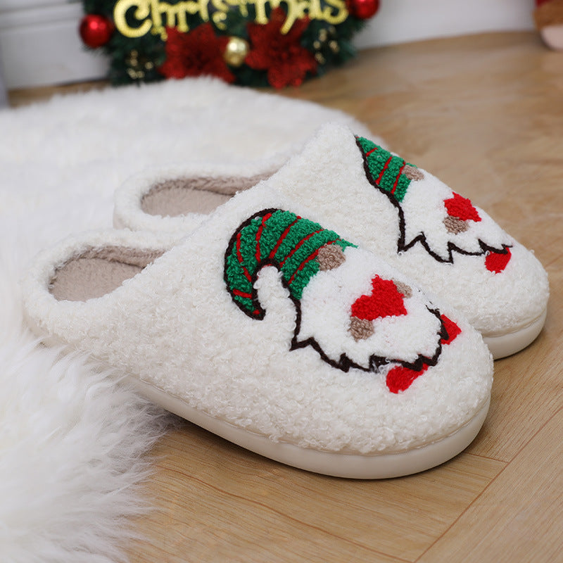 Cartoon Santa Claus Home Slippers