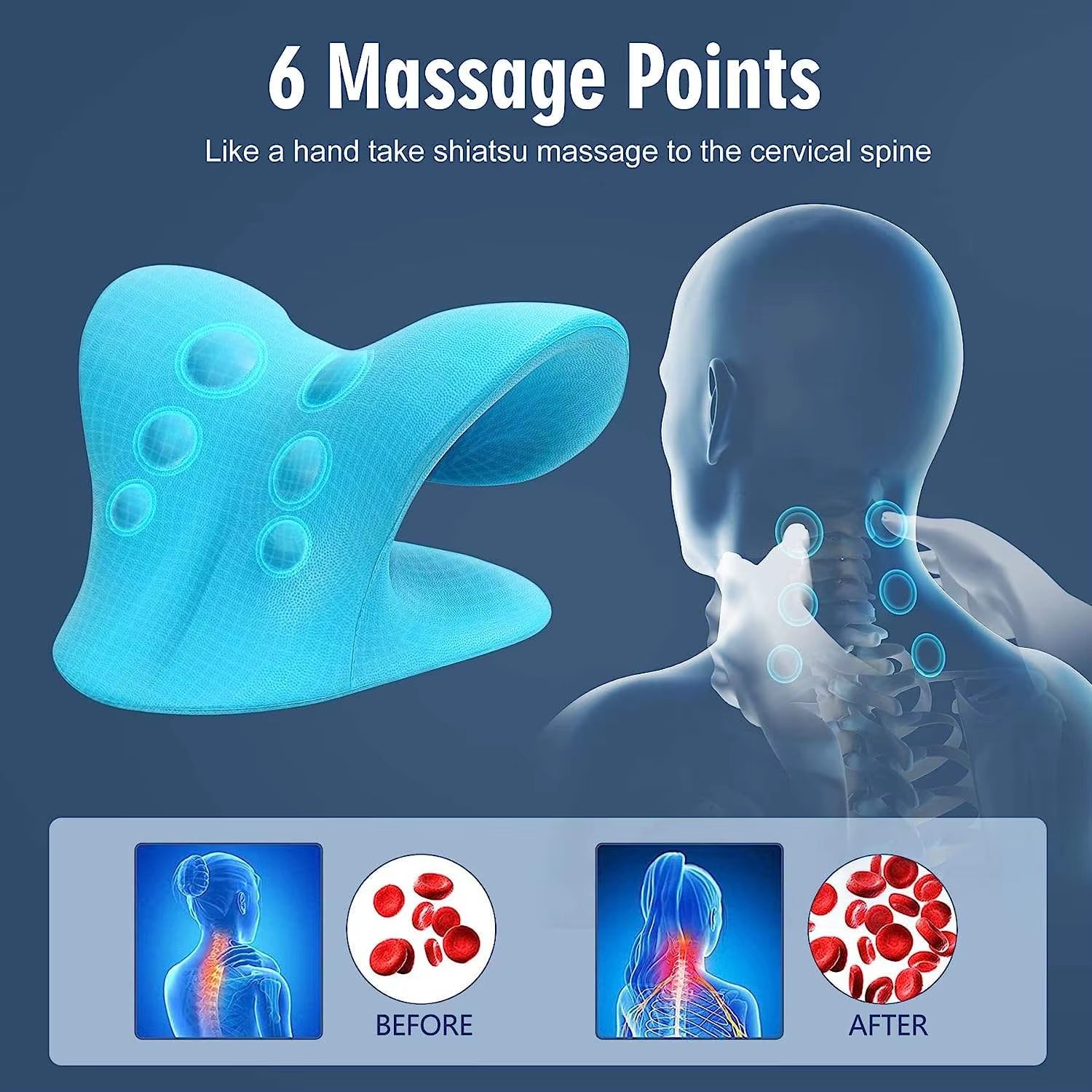 Ultimate Neck and Shoulder Relaxer - Cervical Traction Device for Pain Relief and Spine Alignment