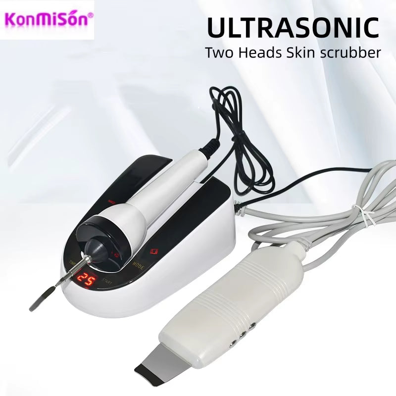 Ultrasonic Blackhead Remover & Facial Cleansing Vibrator - Pore Minimizing Skincare Device